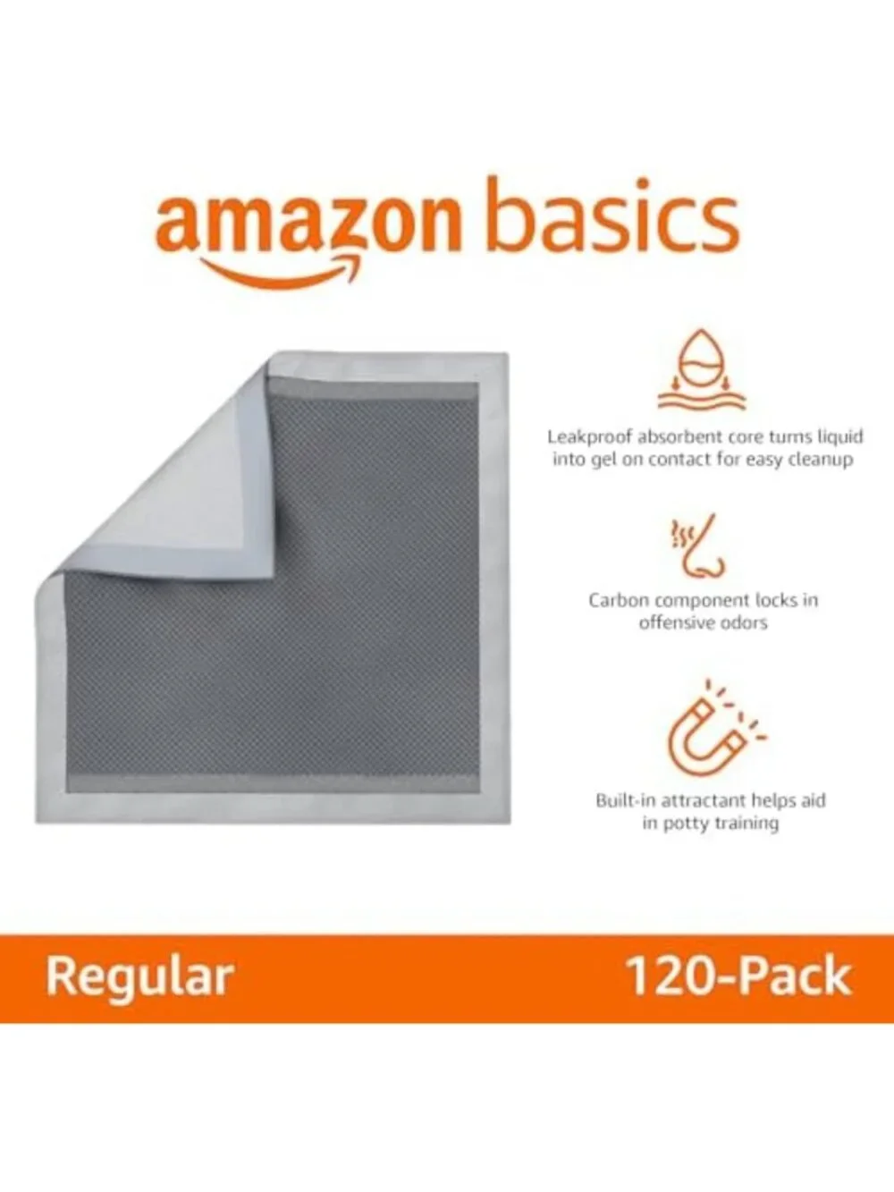 Super Absorbent 5-Layer Dog Pee Pads - Leak-Proof, Quick-Dry, 120 Count